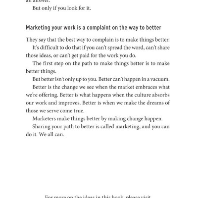 This Is Marketing : You Can