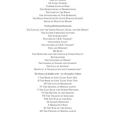 The Song Of Middle-Earth: J. R. R. Tolkien