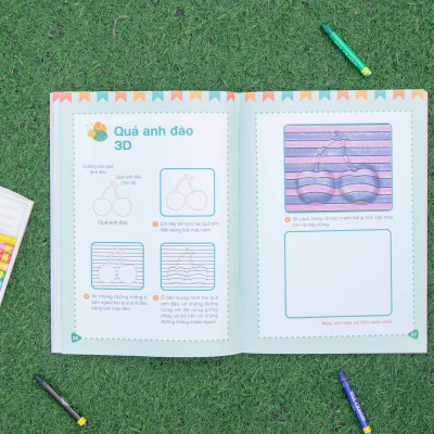 Sách - Tập vẽ tranh 3D, khơi nguồn sáng tạo - Đinh Tị Books