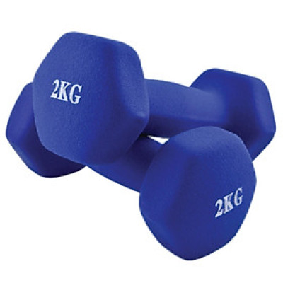 BG Bộ 2 Tạ tay 304 - 314 cao cấp 2Kg Thái Lan (hàng nhập khẩu)