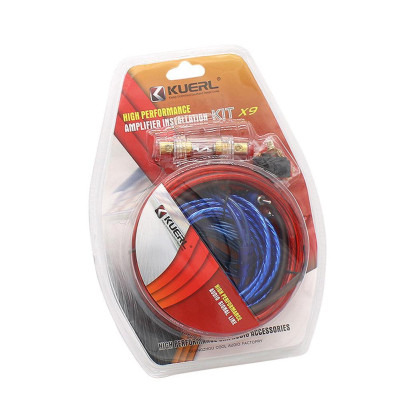Bộ Dây Nguồn dây tín hiệu AV, cầu chì Lắp Sub Điện, Bộ kit Sub Trầm, Âmly Ô Tô- Phụ Kiện Âm Thanh Ô Tô KUERTH