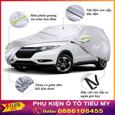 Bạt Phủ Ô Tô Vải Dù Mitsubishi Mirage, Xpander, Attrage, Pajero, Trition, Outlander chống nóng, chống nước