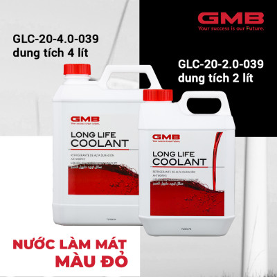 Nước Làm Mát Động Cơ Màu Đỏ GMB GLC-20-2.0-039 2L