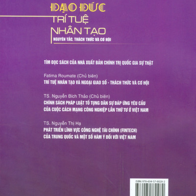 Đạo đức trí tuệ nhân tạo nguyên tắc, thách thức và cơ hội (Sách tham khảo) - bản in 2025