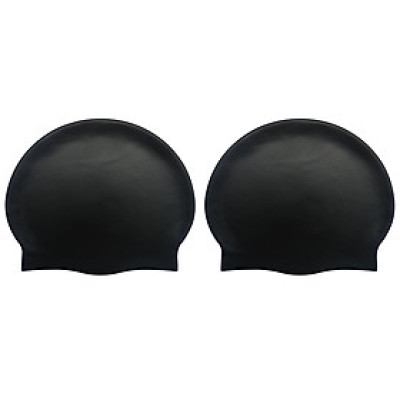 Combo 2 Nón Bơi Mũ Chụp Đầu Khi Bơi Trùm Tai Ngăn Nước Silicone Cao Cấp