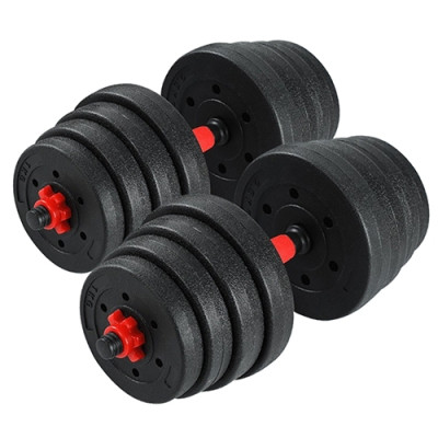 BG BỘ 40KG TẠ MIẾNG NHỰA ĐEN CAO CẤP ĐA NĂNG ĐIỀU CHỈNH CÂN NẶNG LỰC TẬP ( hàng nhập khẩu)