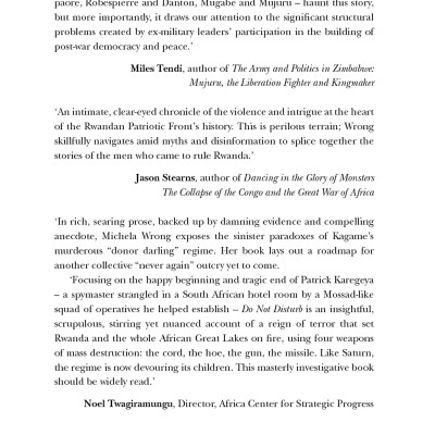 Do Not Disturb: The Story Of A Political Murder And An African Regime Gone Bad