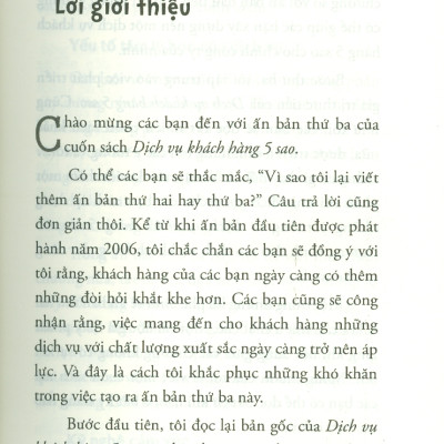 DỊCH VỤ KHÁCH HÀNG 5 SAO - Điều Gì Khiến Khách Hàng Không Thể Rời Bỏ Bạn? (Bản in năm 2022)