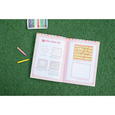 Tập vẽ tranh 3D, khơi nguồn sáng tạo