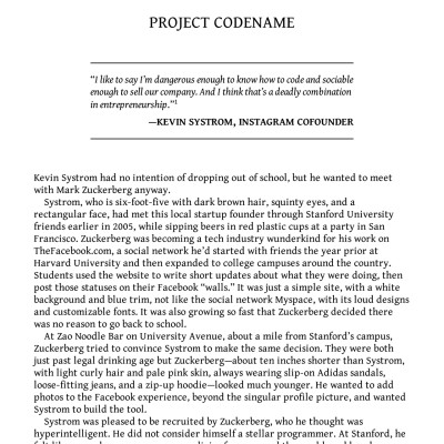 No Filter: The Inside Story Of Instagram