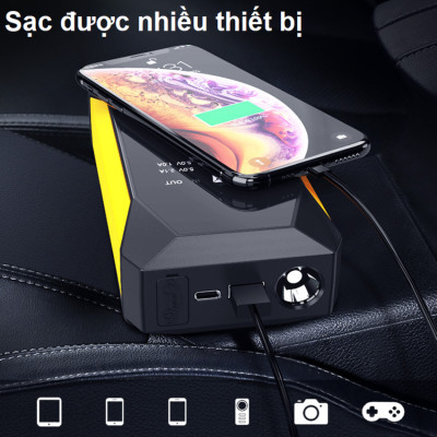 Bộ kích bình acquy ô tô, kiêm pin sạc dự phòng Goodyear GY-5295 10000mAh - HÀNG NHẬP KHẨU