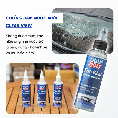 Dung Dịch Chống Bám Nước Mưa Liqui Moly Clear View 1590 | Chống Bám Nước Mưa Trên Kính Ô Tô Giúp Tăng Tầm Nhìn Khi Đi Mưa