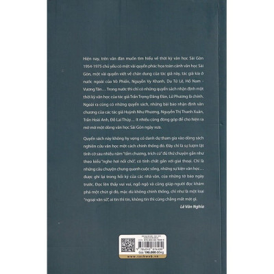 Văn Học Sài Gòn 1954-1975 - Những Chuyện Bên Lề