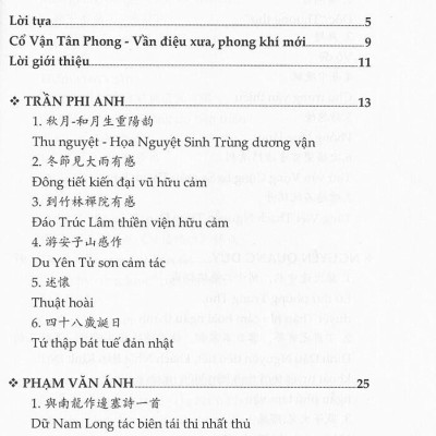 Cổ Vận Tân Phong - Tuyển Tập Thi Từ Chữ Hán Việt Nam Đương Đại