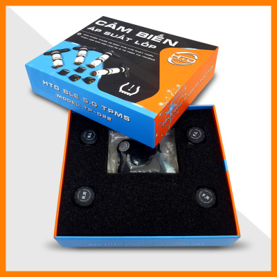 Cảm biến áp suất lốp HTD BLE 5.0 TPMS TP-D22 dành cho ô tô - Hàng chính hãng