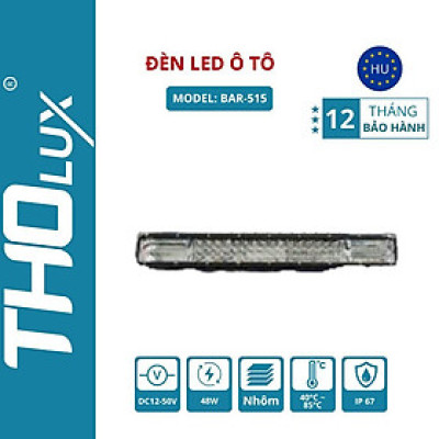 Đèn LED ô tô BAR-515 Tholux cao cấp 48W