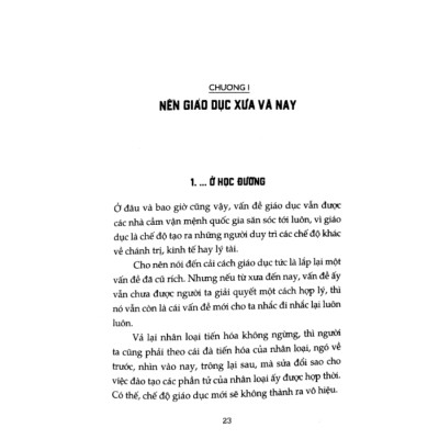 Một Nền Giáo Dục Việt Nam Mới