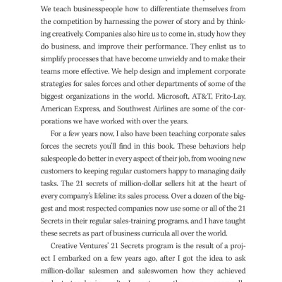 21 Secrets Of Million-Dollar Sellers