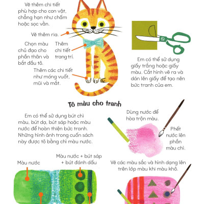 Sách - Vẽ Động Vật Bằng Khuôn Hình Sáng Tạo