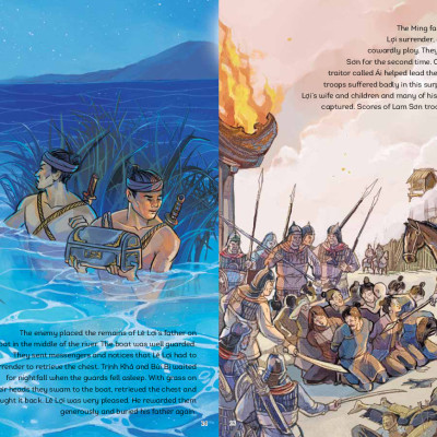 A HISTORY OF VIETNAM IN PICTURES - THE LAM SƠN UPRISING (IN MÀU, BÌA MỀM)