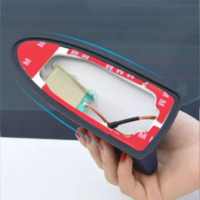 Ăng Ten trang trí Ô Tô Hình Vây Cá Mập Có Đế Gioăng Cao su Chống Vào Nước 4 Màu | Autocarclub.com.vn