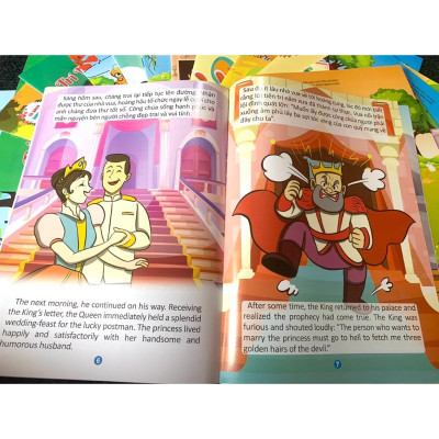 Sách - Combo 20 Truyện Cổ Tích Song Ngữ Dành Cho Thiếu Nhi (Bộ 20 Cuốn)