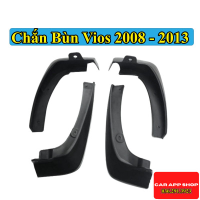 Chắn Bùn Xe Vios 2008 - 2022 Chất Liệu Nhựa Dẻo Siêu Bền Tặng Kèm Thêm Ốc Vít