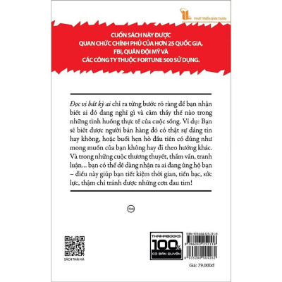 Sách Đọc Vị Bất Kỳ Ai (Tái Bản 2023) TH