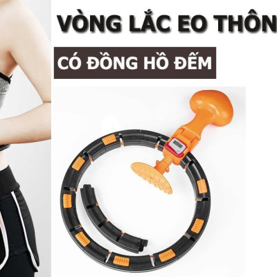 Vòng Lắc Eo Thông Minh Có Đồng Hồ Đếm Số Vòng- Giảm Mỡ Massage Bụng- Hàng Chuẩn Chính Hãng MINIIN