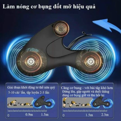 CON LĂN TẬP BỤNG THẾ HỆ MỚI CHỐNG TRƯỢT, CHỐNG ỒN, HIỆU QUẢ HƠN - HÀNG CHÍNH HÃNG