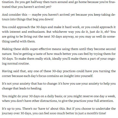 30 Days 30 Ways To Overcome Anxiety