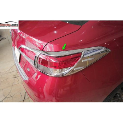 Full bo ốp đèn hậu pha dành cho vios fom 2019-nay mới nhất mạ crom cao cấp