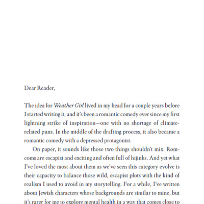 Weather Girl (Rachel Lynn Solomon)