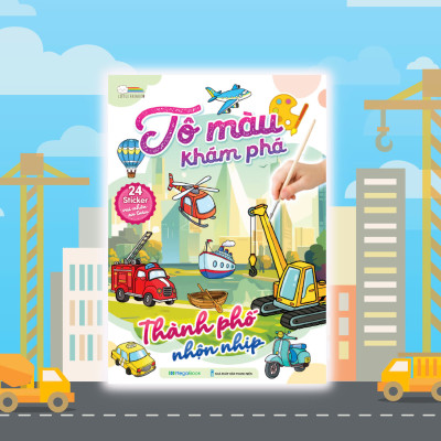 Tô màu khám phá - Thành phố nhộn nhịp