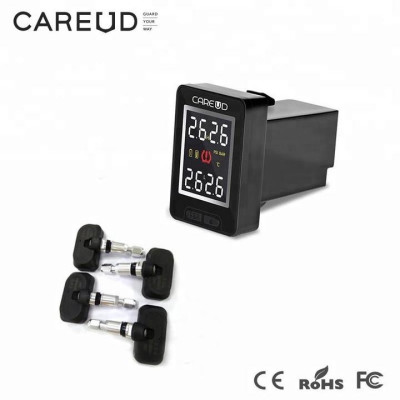 Cảm biến áp suất lốp trong Careud lắp nút chờ xe ô tô các hãng xe (Bán theo kích thước lỗ chờ)
