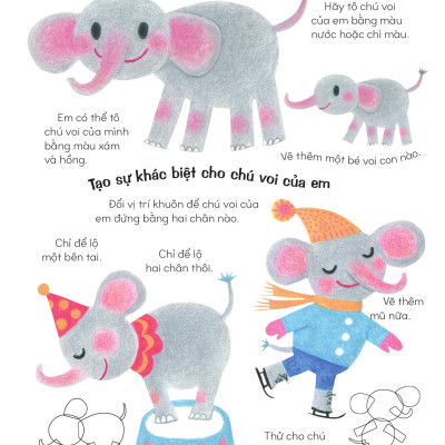 Sách - Vẽ Động Vật Bằng Khuôn Hình Sáng Tạo