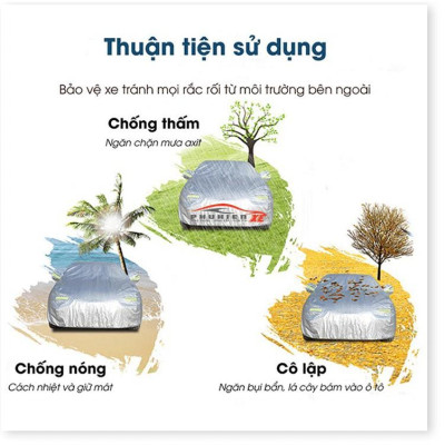 Bạt Phủ Ô Tô #Mazda CX5 CAO CẤP 3 LỚP -Tráng Bạc Cách Nhiệt, Chống Nước, Chống Trộm Gương(hàng cao cấp)