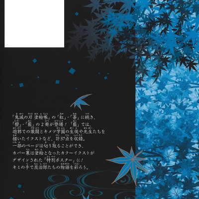 鬼滅の刃 塗絵帳 - 藍 - Demon Slayer: Kimetsu No Yaiba Paint Book - Ai