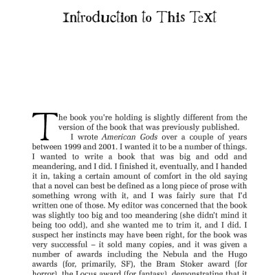 American Gods: The Tenth Anniversary Edition: A Novel