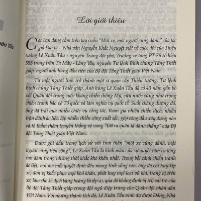 Một xe, một người cũng đánh 