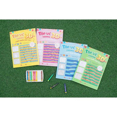 Tập vẽ tranh 3D, khơi nguồn sáng tạo