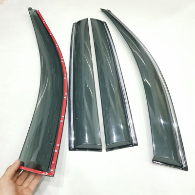 Bộ vè che mưa Fashion cho Hyundai Santafe 2015-2018 nhựa ABS cao cấp