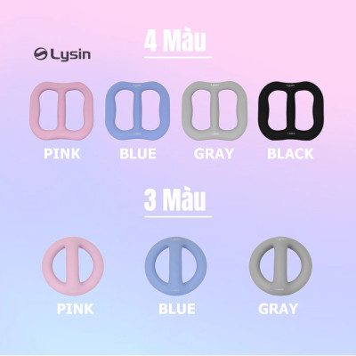 Lysin - quả tạ nữ, tạ ấm, tạ bình vôi khối lượng 1.25kg 2.5kg 4.5kg bằng sắt bọc cao su nhám chống trượt thiết kế hình tròn có tay cầm giữa gọn nhẹ kiểu dáng độc đáo rèn luyện sức khỏe, tập luyện đẹp dáng tạ tay tập cơ tay.