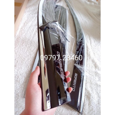 Vè che mưa Kia Sorento 2021-2022 chỉ inox cao cấp, đổi lại và hoàn tiền trong 30 ngày nếu không hài lòng