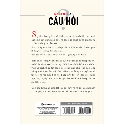 Lãnh Đạo Bằng Câu Hỏi _Saigon Books
