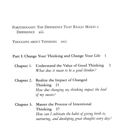 Thinking for a change