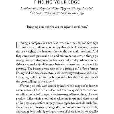 The Edge: How Ten Ceos Learned To Lead--And The Lessons For Us All