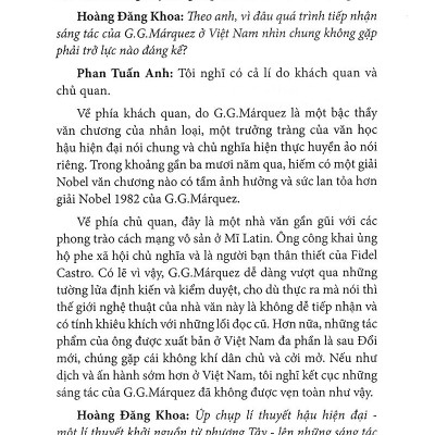 Song Hành Và Đối Thoại