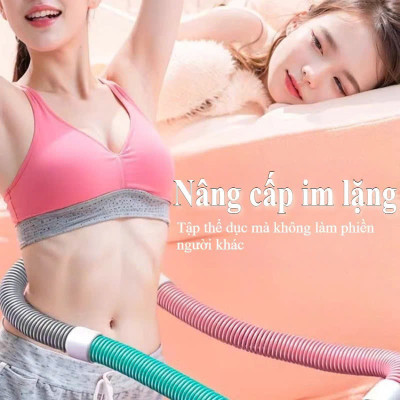 Vòng Lắc Eo Lò Xo Thép Bọc Nhựa Mềm – Giảm Mỡ Bụng, Eo Thon Nhanh, An Toàn Tại Nhà - HÀNG CHÍNH HÃNG MINIIN