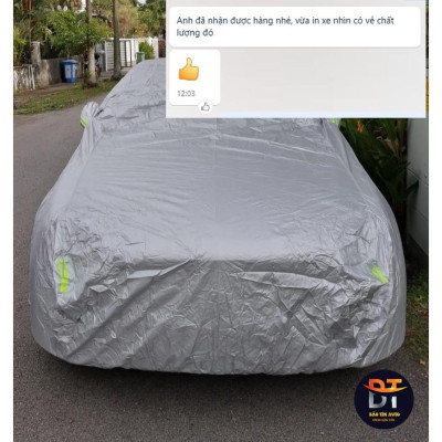 Bạt che kín bảo vệ xe ô tô Mitsubishi Grandis tráng bạc cao cấp, vải bông chống xước 3 lớp vải dù Oxford